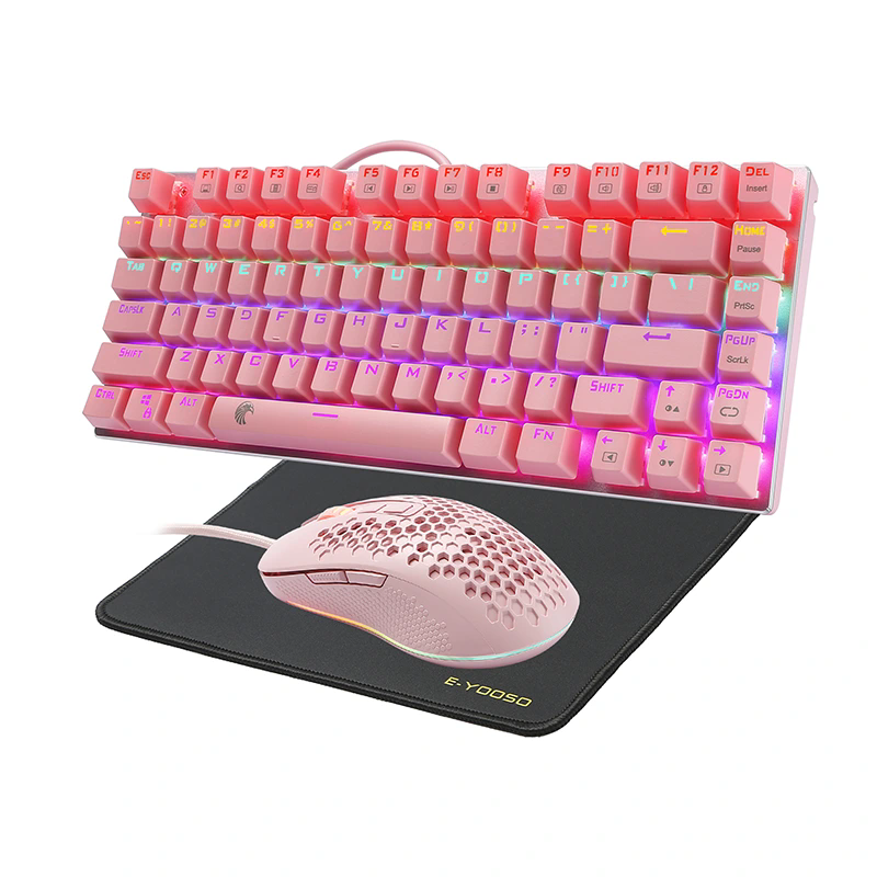 O teclado mecânico de jogos sem fio huo ji: o melhor companheiro de jogo de 81 teclas
