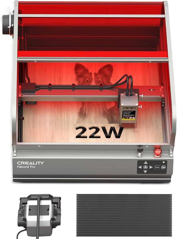 Gravador fechado a laser Falcon 2 pro 22W