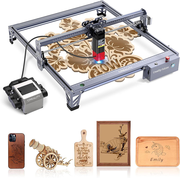 Gravador a laser Falcon Pro 10W Cortador a laser